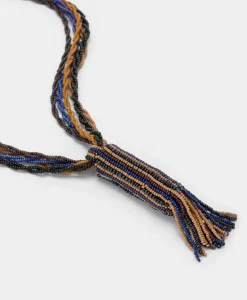 Discount BIJOUX HIMONOAVEC PETITES PERLES OU PERLES - BLEU MARINE MULTICOLORE Femme Bijoux