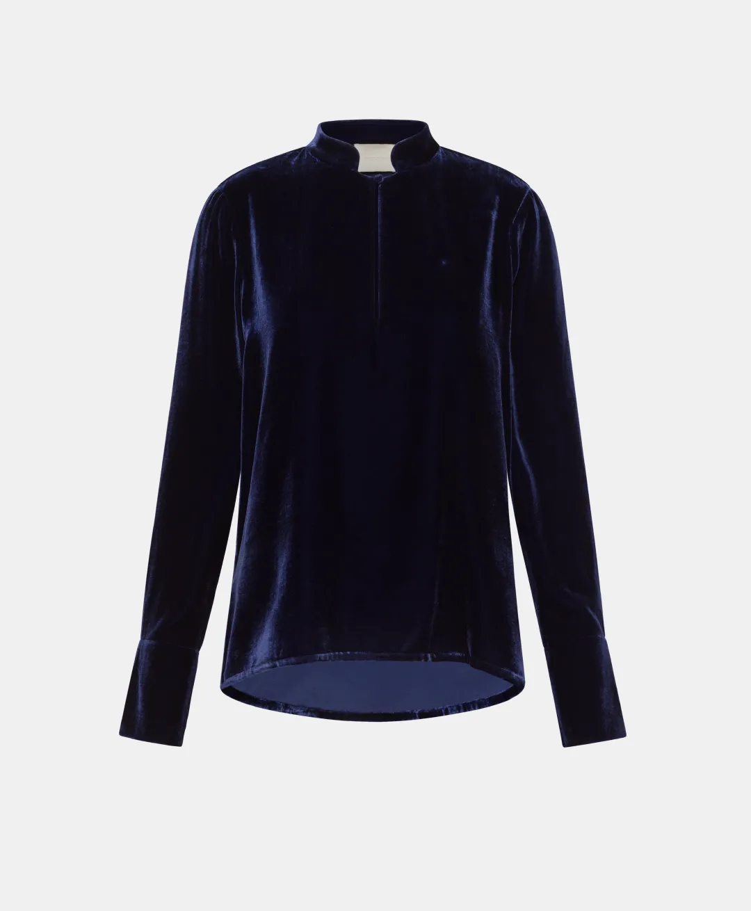 Outlet BLOUSE AISU EN VELOURS MÉLANGE DE SOIE LISSE - Femme Chemises Et Blouses