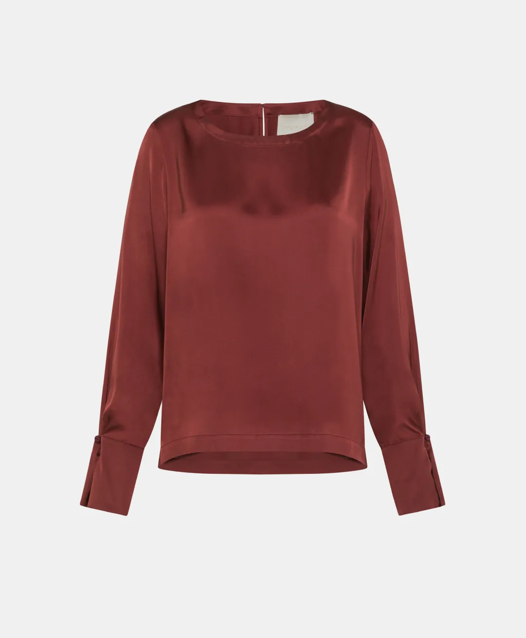 Clearance BLOUSE KENTA EN SOIE LAVÉE - MOÛT DE RAISIN Femme Chemises Et Blouses