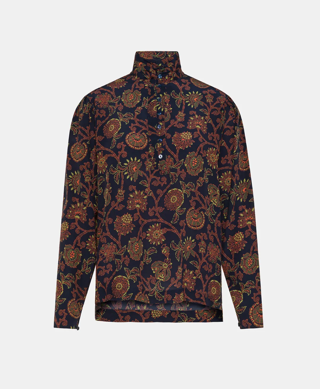 BLOUSE NAGISO EN CRÊPE DE CHINE IMPRIMÉ - Femme Chemises Et Blouses