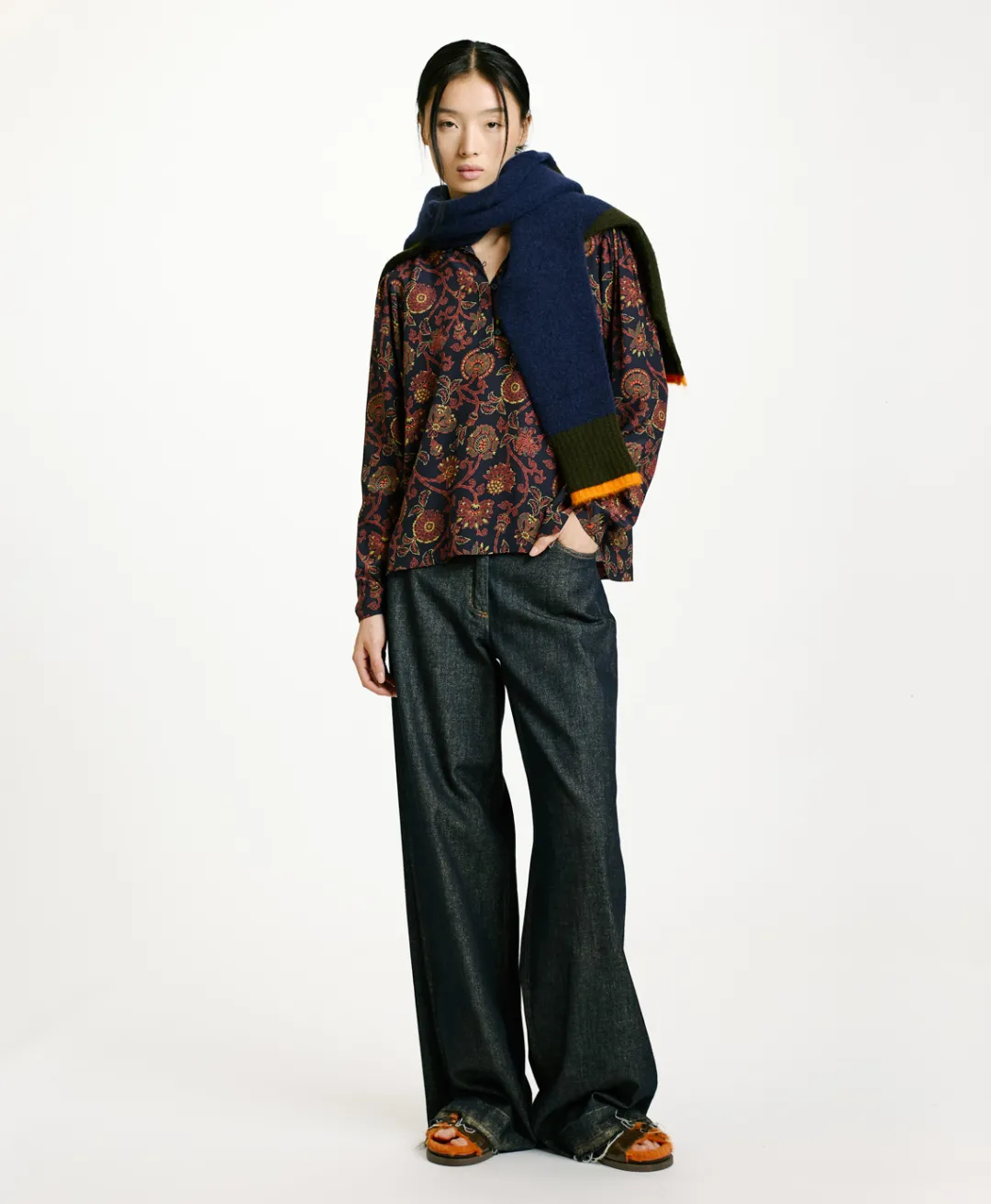 BLOUSE NAGISO EN CRÊPE DE CHINE IMPRIMÉ - Femme Chemises Et Blouses