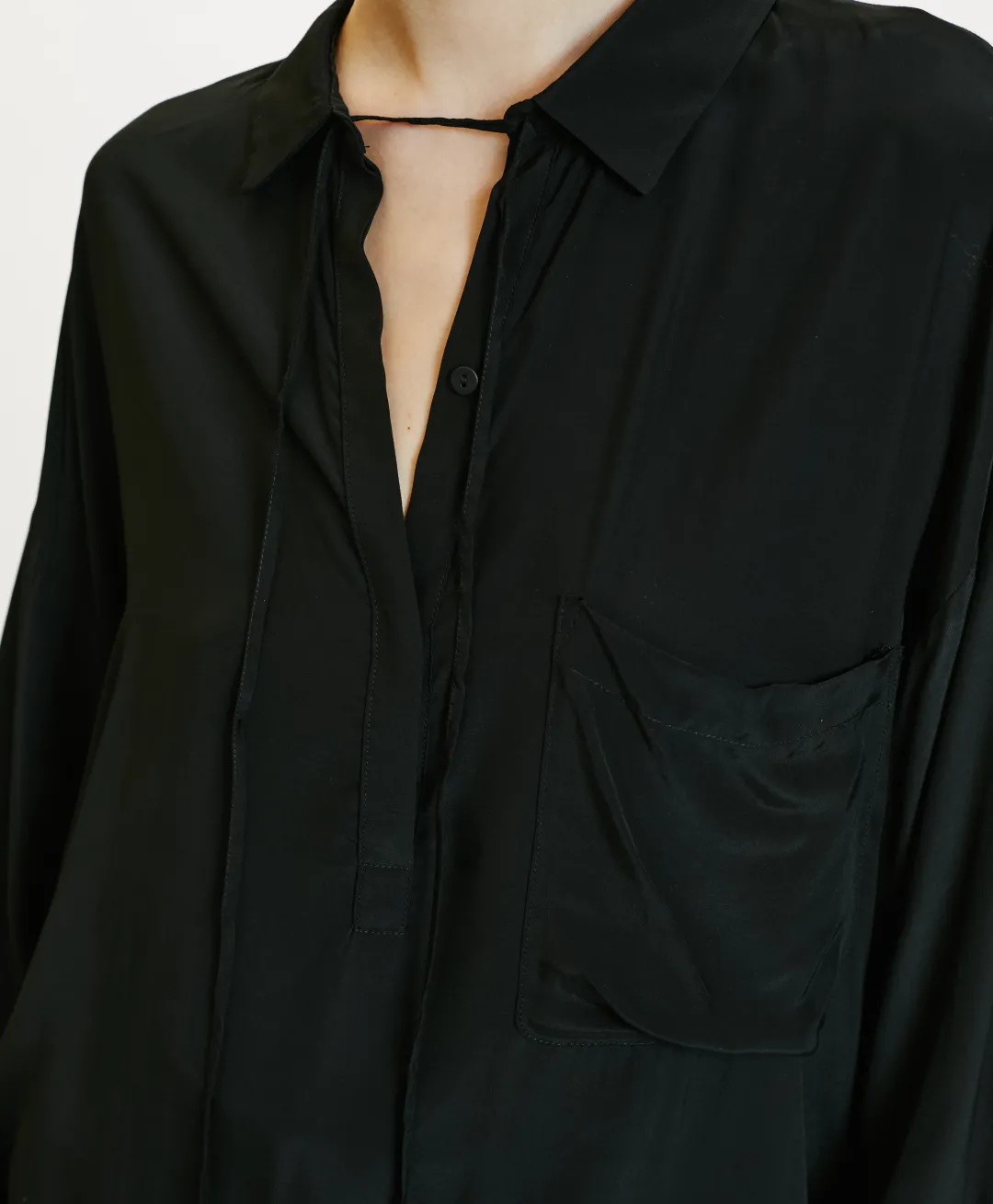 Hot BLOUSE OGATA EN RAYONNE LÉGÈRE UNIE - Femme Chemises Et Blouses