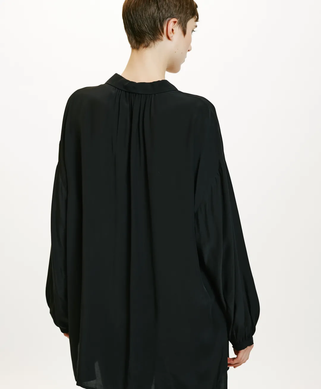 Hot BLOUSE OGATA EN RAYONNE LÉGÈRE UNIE - Femme Chemises Et Blouses