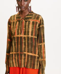Online BLOUSE SACHI EN CRÊPE DE CHINE IMPRIMÉ - Femme Chemises Et Blouses
