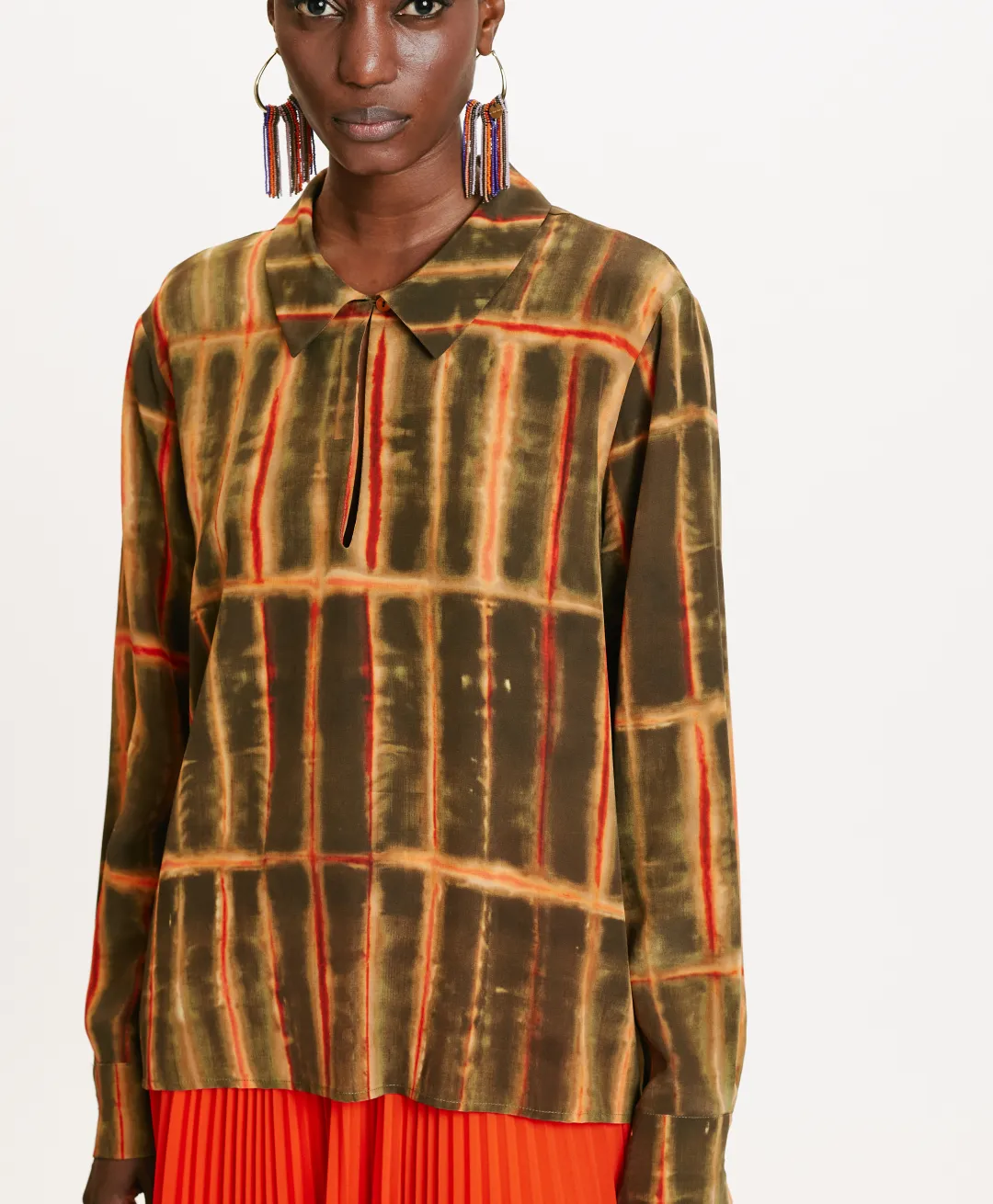 Online BLOUSE SACHI EN CRÊPE DE CHINE IMPRIMÉ - Femme Chemises Et Blouses