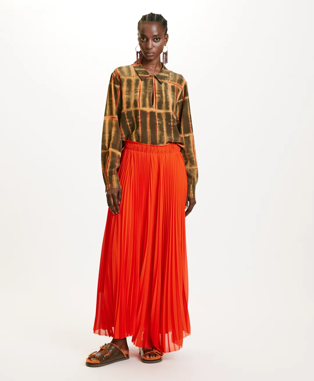 Online BLOUSE SACHI EN CRÊPE DE CHINE IMPRIMÉ - Femme Chemises Et Blouses