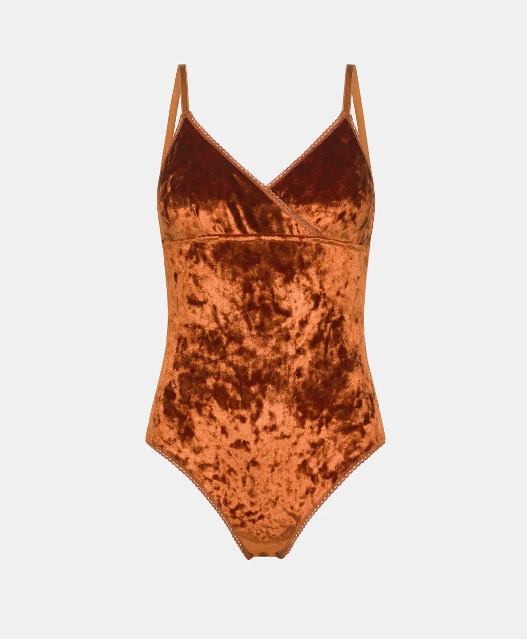 Clearance BODY TORE EN VELOURS STRETCH - Femme Bodys Et Nuisettes