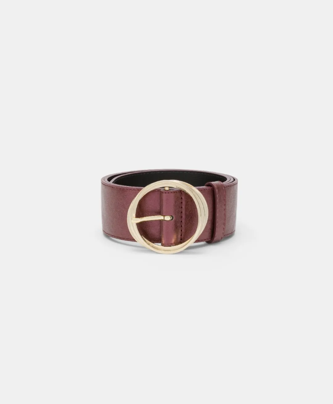 Hot CEINTURE DANSHI EN ÉCO-CUIR LAMINÉ - MOÛT DE RAISIN Femme Ceintures
