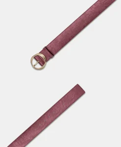 Hot CEINTURE DANSHI EN ÉCO-CUIR LAMINÉ - MOÛT DE RAISIN Femme Ceintures