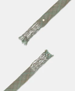 Outlet CEINTURE KUNIE EN LUREX TRESSÉ - VERT AQUA/CUIVRE Femme Ceintures