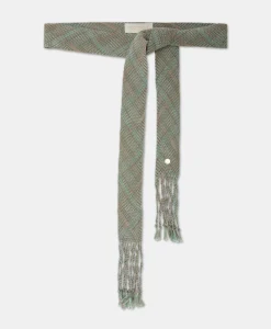 Outlet CEINTURE KUNIE EN LUREX TRESSÉ - VERT AQUA/CUIVRE Femme Ceintures