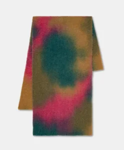 Best ÉCHARPE TEDORI PULVÉRISÉE ALPAGA LAINE - MULTICOLORE VERT Femme Écharpes