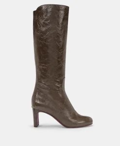 Clearance CHAUSSURES REIKO EN CUIR NAPLAK - BRUN FONCÉ Femme Chaussures