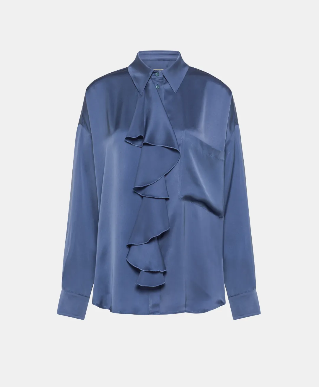 New CHEMISIER FUJITA EN SOIE LAVÉE - PAPIER SUCRE Femme Chemises Et Blouses