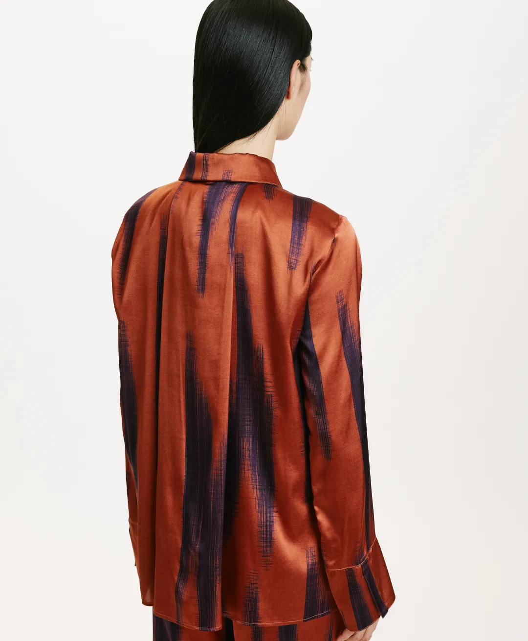 Sale CHEMISIER HAKINARI EN SATIN STRETCH IMPRIMÉ - Femme Chemises Et Blouses
