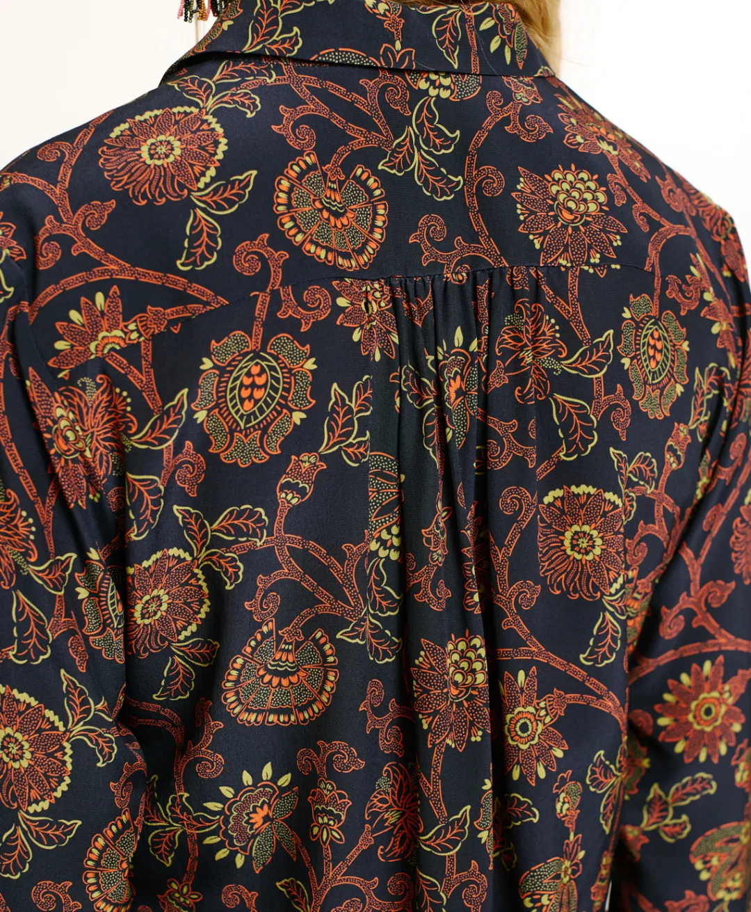 Best CHEMISIER MEUDON EN CRÊPE DE CHINE IMPRIMÉ - Femme Chemises Et Blouses