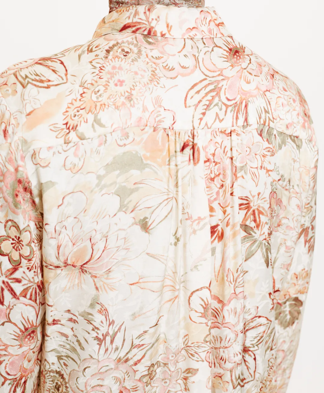 Discount CHEMISIER MEUDON EN VISCOSE JACQUARD IMPRIMÉE - MULTICOLORE ROSE Femme Chemises Et Blouses