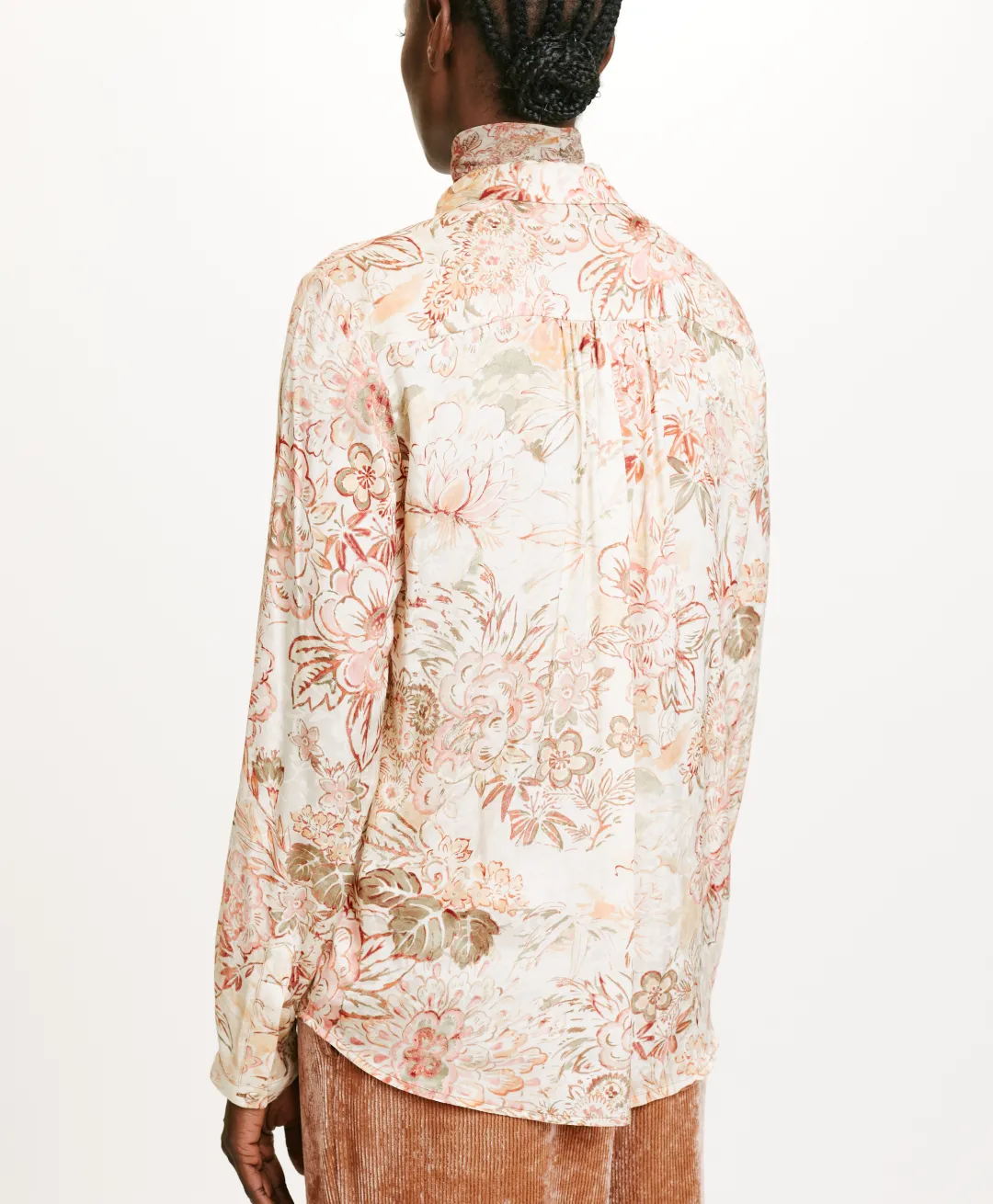 Discount CHEMISIER MEUDON EN VISCOSE JACQUARD IMPRIMÉE - MULTICOLORE ROSE Femme Chemises Et Blouses