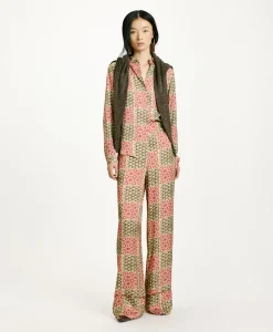 Best CHEMISIER MEUDON EN VISCOSE JACQUARD IMPRIMÉE - Femme Chemises Et Blouses
