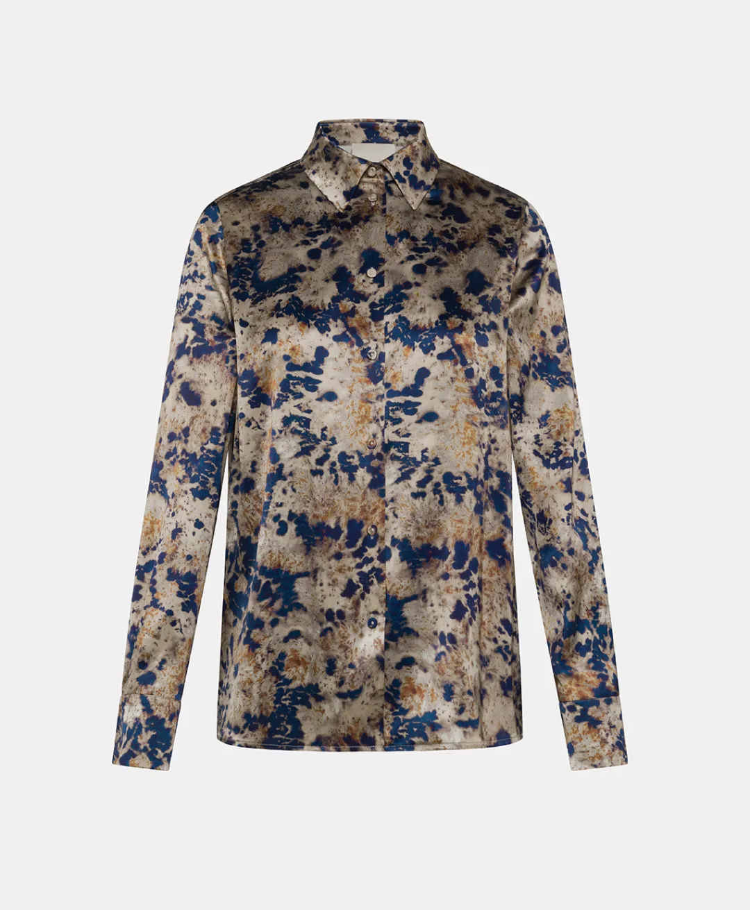 Discount CHEMISIER SIMON EN SATIN STRETCH IMPRIMÉ - Femme Chemises Et Blouses
