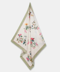 Best FOULARD NIPPONIA EN SOIE - CRÈME/ROUGE Femme Écharpes