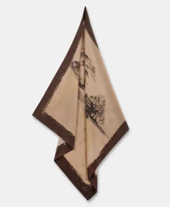 Best FOULARD NIPPONIA EN SOIE - MULTICOLORE CACAO Femme Écharpes