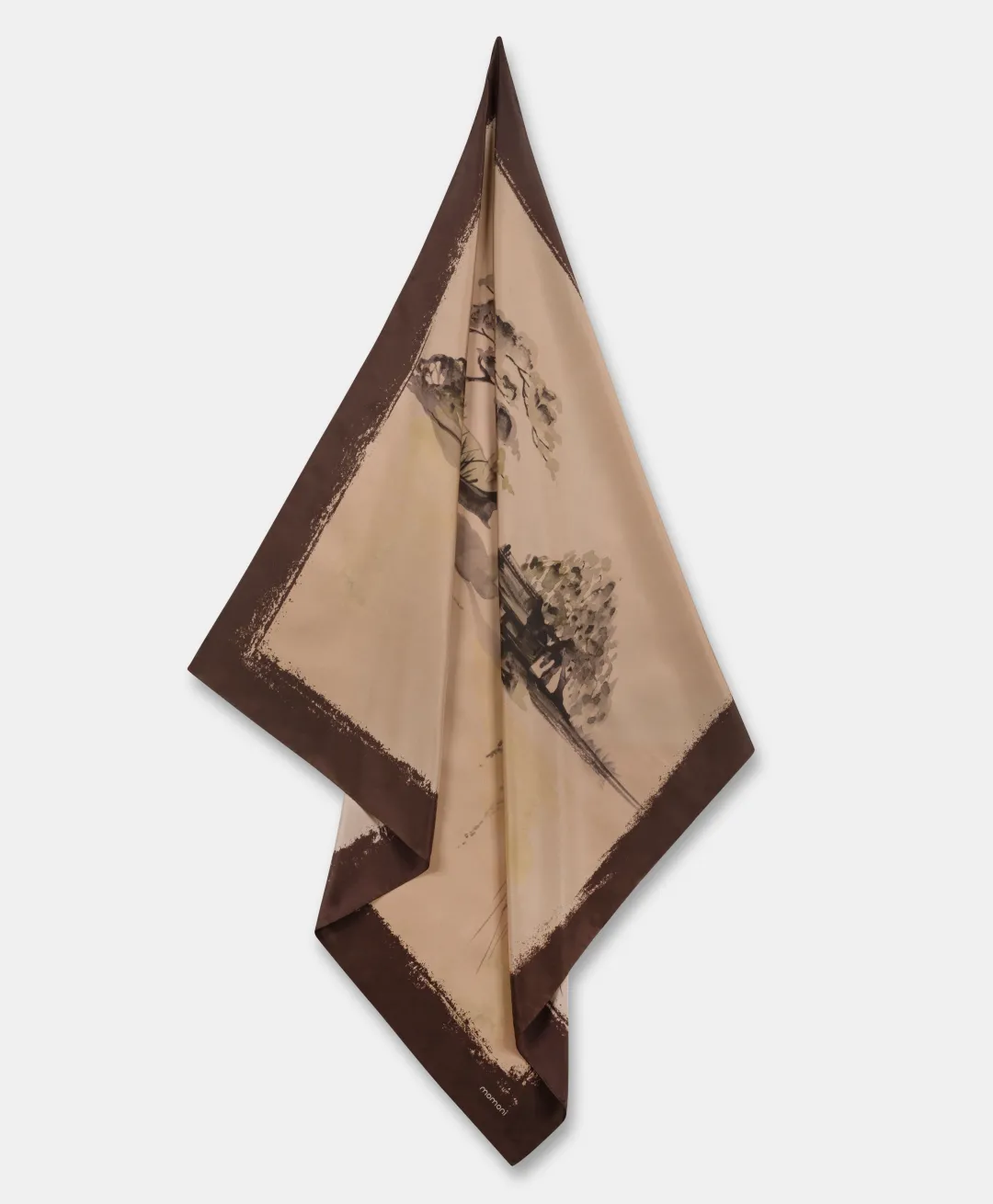 Best FOULARD NIPPONIA EN SOIE - MULTICOLORE CACAO Femme Écharpes