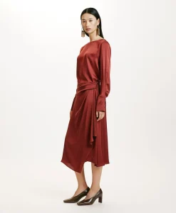 Hot JUPE JUN EN SOIE LAVÉE - MOÛT DE RAISIN Femme Jupes Et Shorts