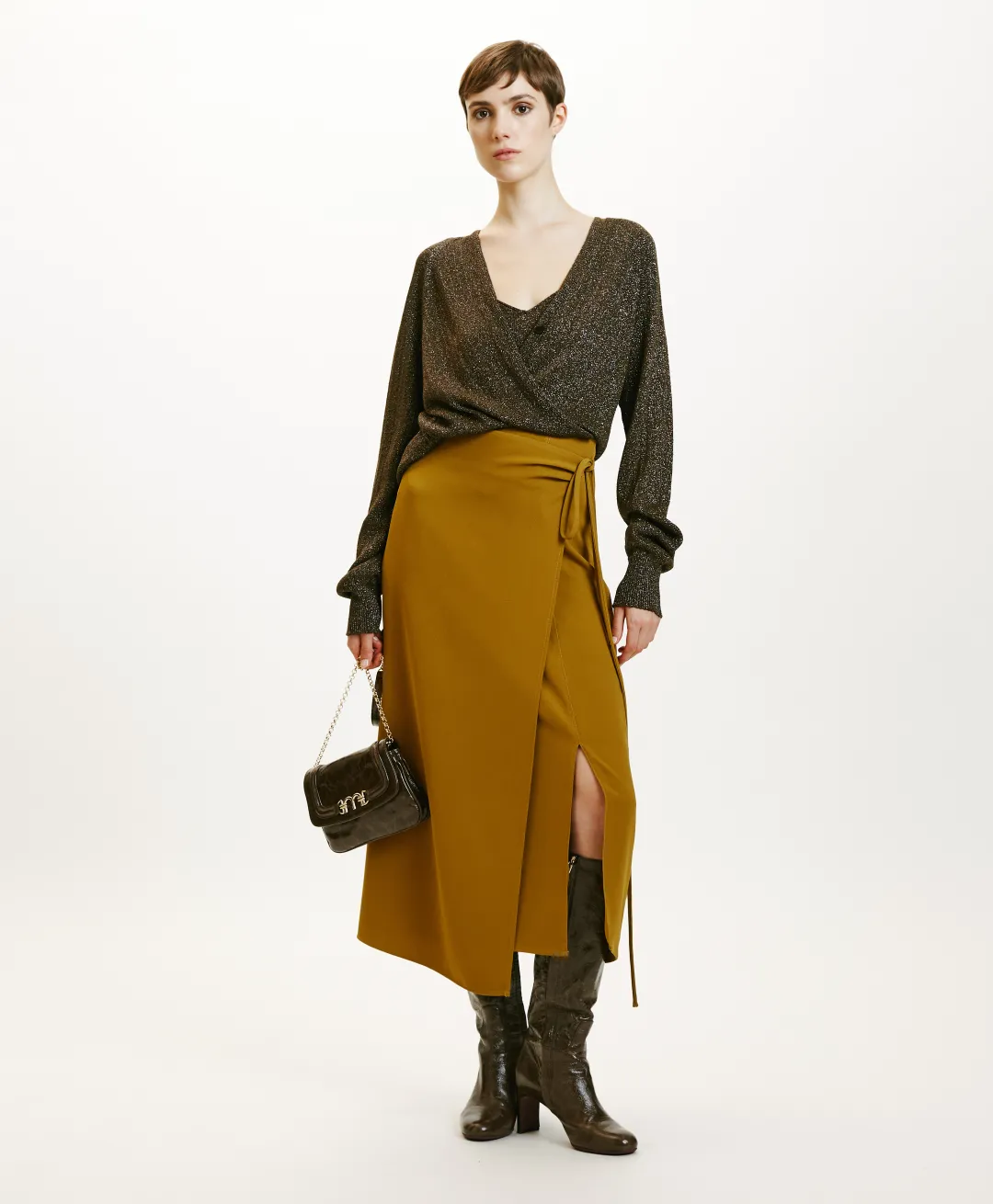 JUPE LIGEA EN CADY STRETCH - Femme Jupes Et Shorts