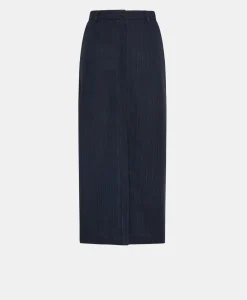 JUPE NOA EN SERGÉ DE LAINE RAYÉ - Femme Costumes