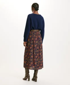 Best JUPE TAKUMA EN CRÊPE DE CHINE IMPRIMÉ - Femme Jupes Et Shorts