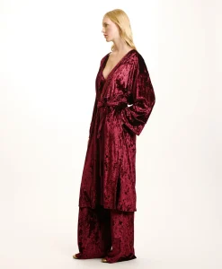 Clearance MANTEAU CALLA EN VELOURS STRETCH - Femme Manteaux