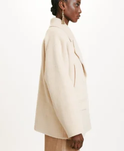 Hot MANTEAU ICHIKA BIS EN PANNE DOUBLE LAINE ALPAGA - Femme Manteaux