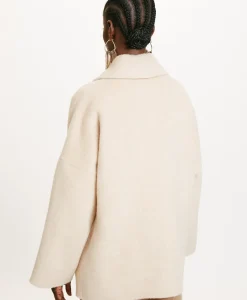 Hot MANTEAU ICHIKA BIS EN PANNE DOUBLE LAINE ALPAGA - Femme Manteaux