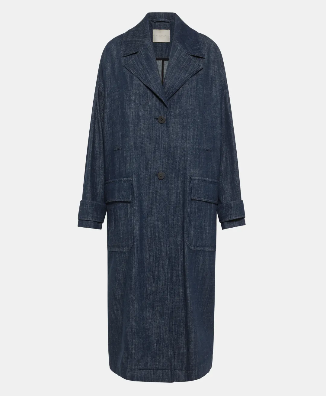 Online MANTEAU JUNKO EN DENIM COULEUR FERME - BLEU JEAN Femme Manteaux