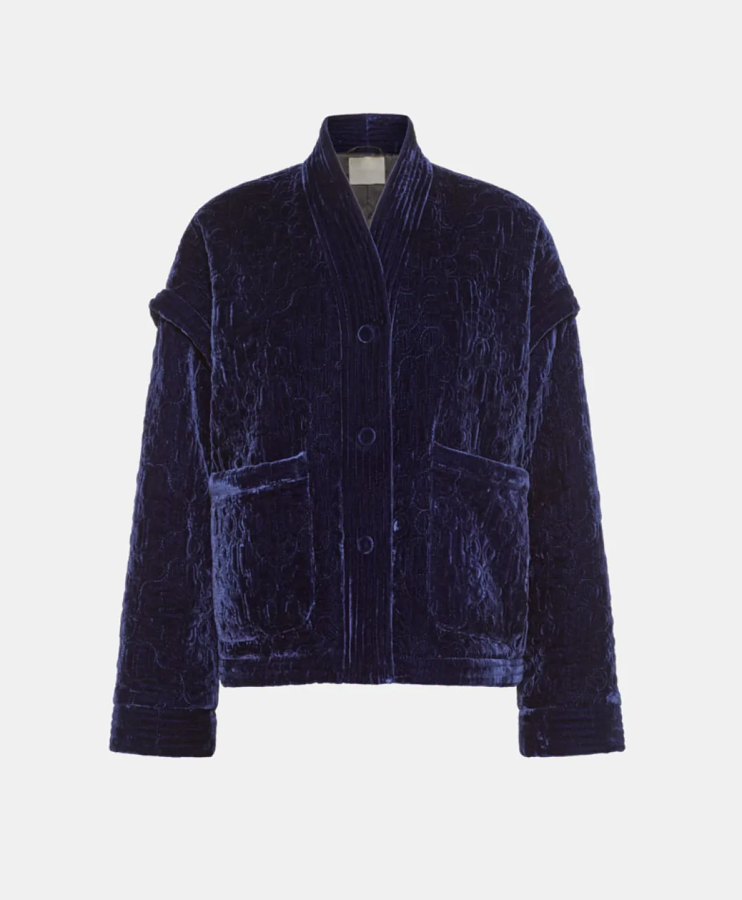 New MANTEAU KUMA EN VELOURS MÉLANGE DE SOIE MATELASSÉ - Femme Manteaux