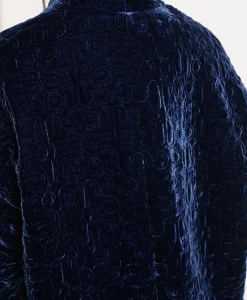 New MANTEAU KUMA EN VELOURS MÉLANGE DE SOIE MATELASSÉ - Femme Manteaux