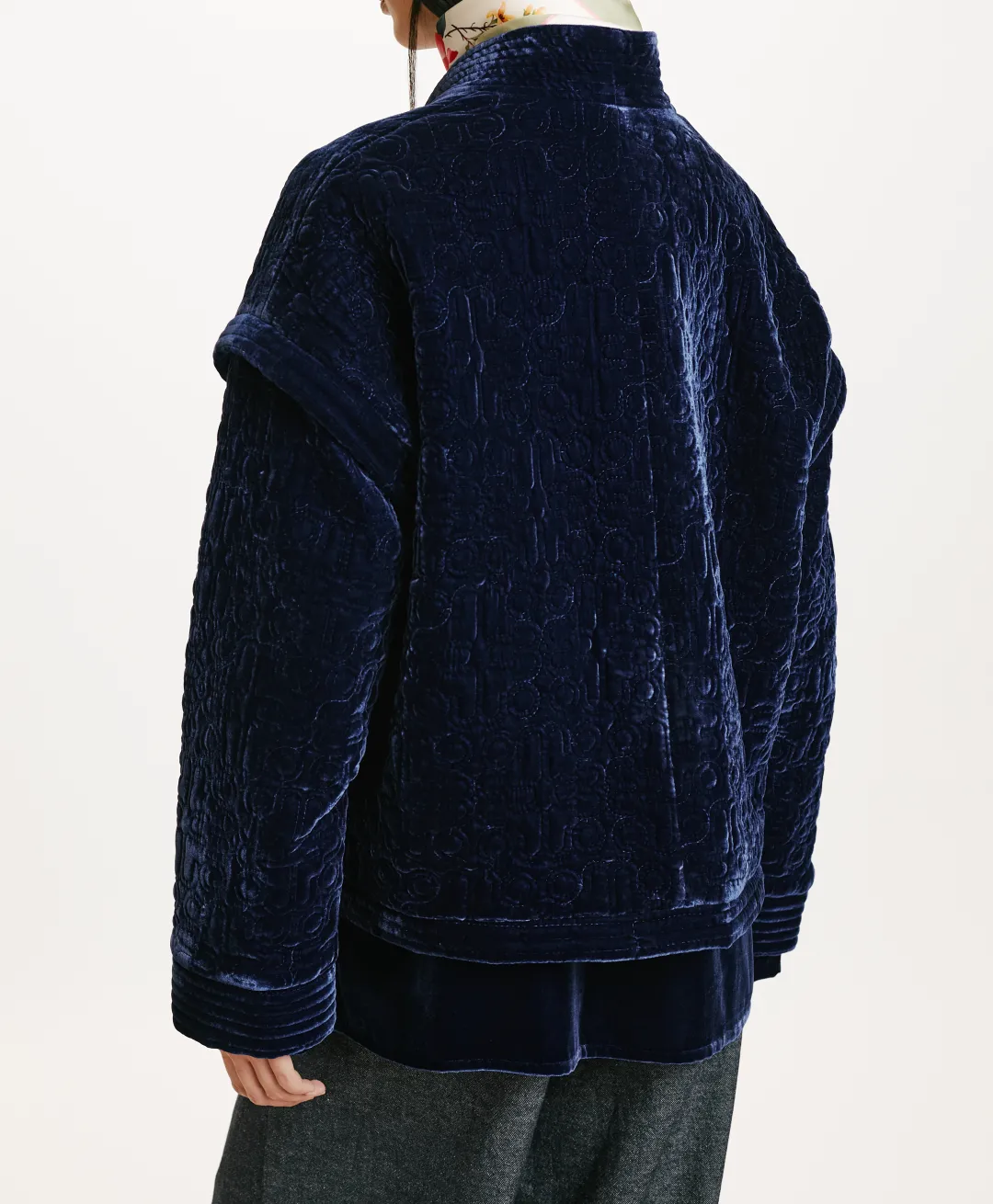 New MANTEAU KUMA EN VELOURS MÉLANGE DE SOIE MATELASSÉ - Femme Manteaux