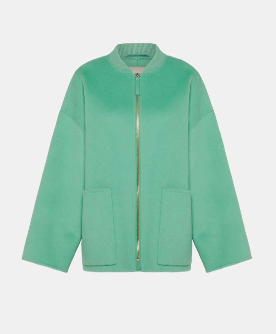 Discount MANTEAU MANANEMI EN PANNE DOUBLE - VERT D'EAU Femme Manteaux