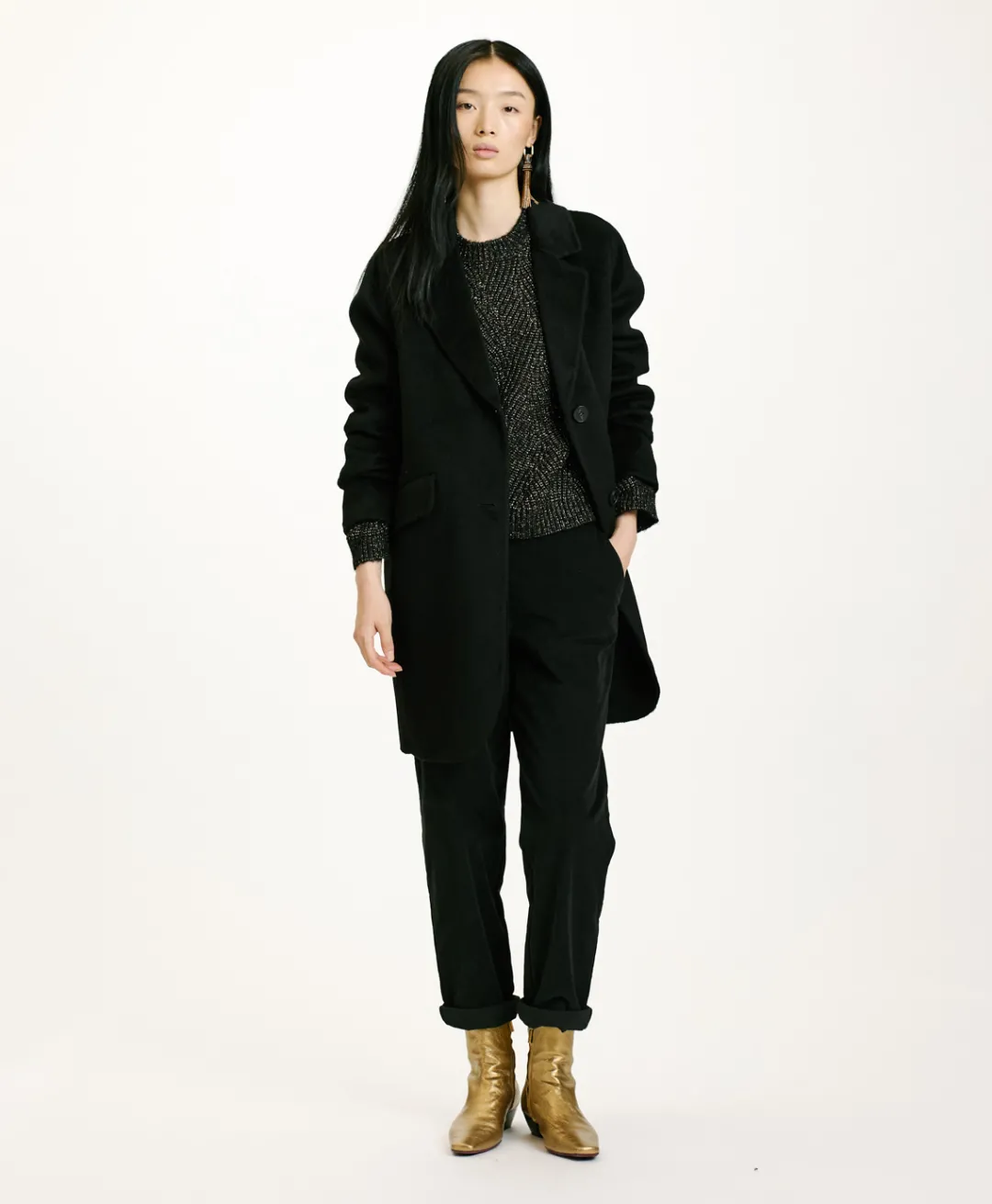 MANTEAU POMERANIA EN PANNE DOUBLE - Femme Manteaux