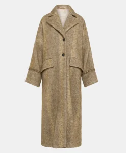 Hot MANTEAU SHIRUKO EN PANNE LAINE ALPAGA EN GAZE - Femme Manteaux
