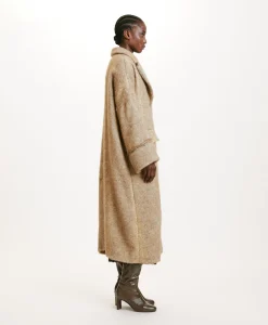 Hot MANTEAU SHIRUKO EN PANNE LAINE ALPAGA EN GAZE - Femme Manteaux