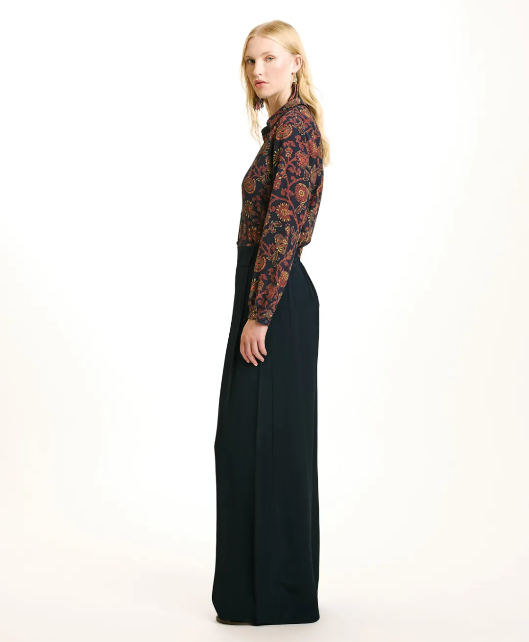 Sale PANTALON ASPEN EN ACÉTATE/SOIE UNI - Femme Pantalons