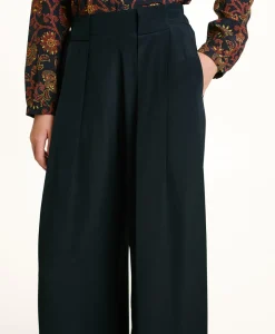 Sale PANTALON ASPEN EN ACÉTATE/SOIE UNI - Femme Pantalons
