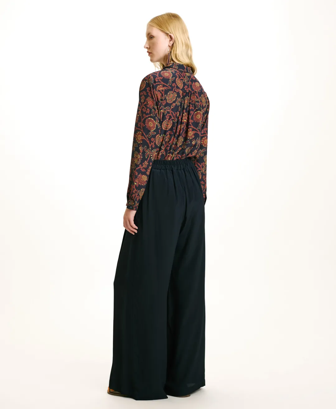 Sale PANTALON ASPEN EN ACÉTATE/SOIE UNI - Femme Pantalons