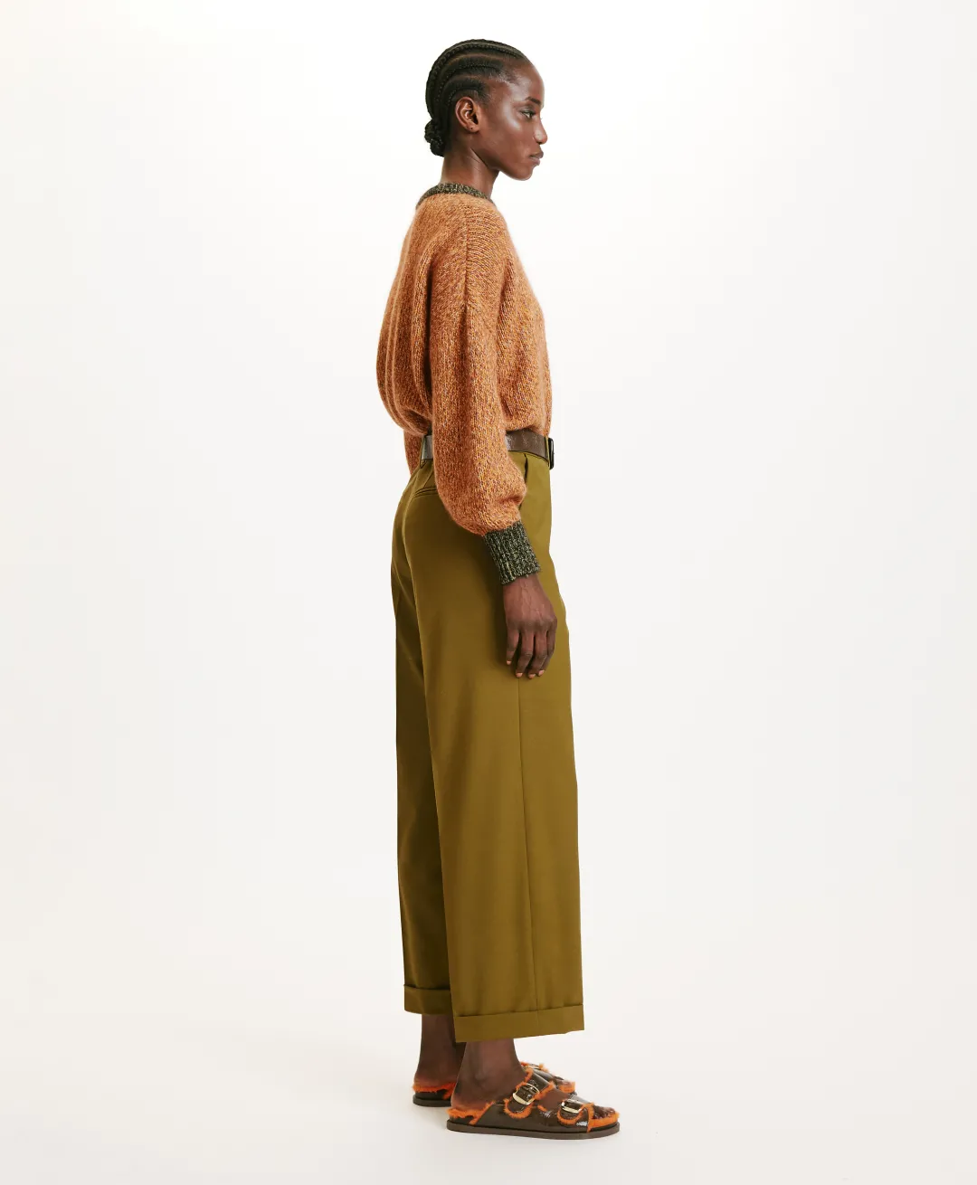 PANTALON DANGO EN LAINE FROIDE BISTRETCH - Femme Pantalons