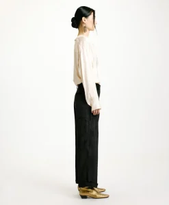 PANTALON DANGO EN VELOURS CÔTELÉ STRETCH - Femme Pantalons
