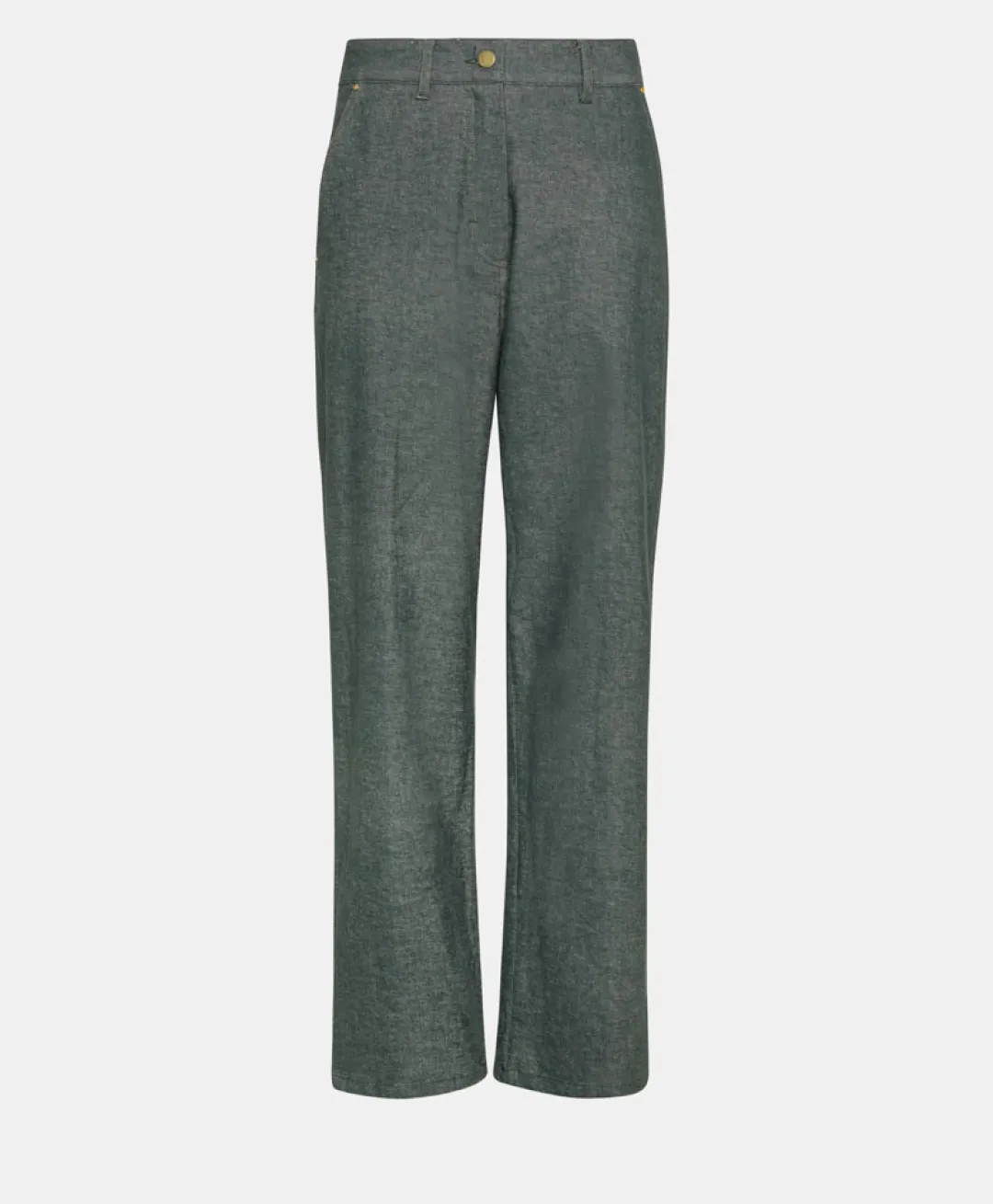Clearance PANTALON FUCSIA BIS EN DENIM COTON LAINE STRETCH - FORÊT Femme Pantalons
