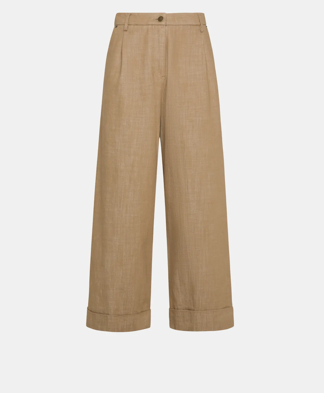 Sale PANTALON GRECALE EN DENIM COULEUR FERME - Femme Pantalons