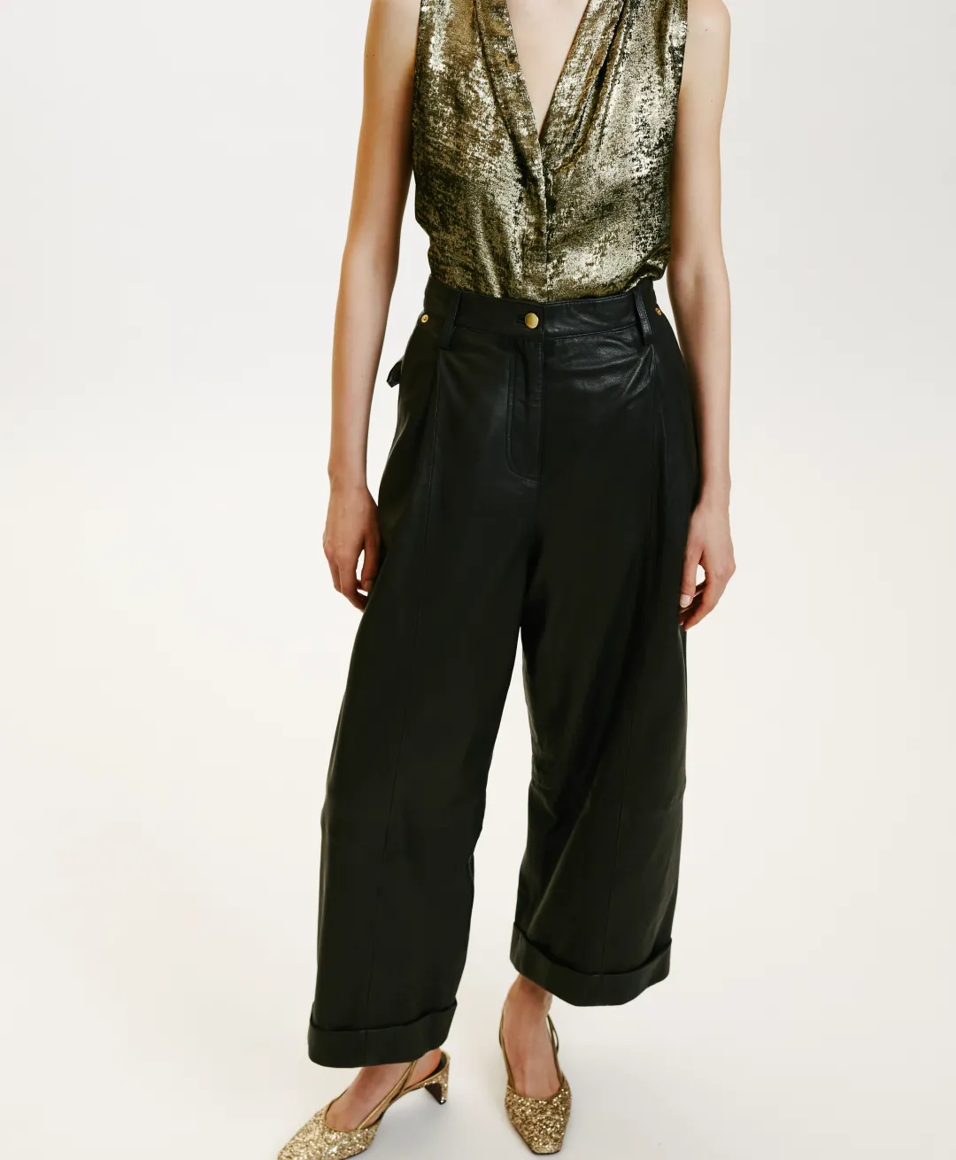 Discount PANTALON GRECALE EN NAPPA - Femme Pantalons